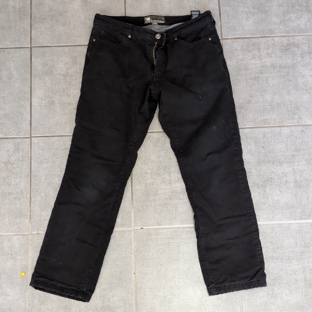 Men's Black Fleece Jeans